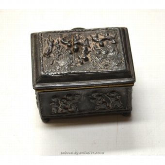 Antique Small box collection with classic decor