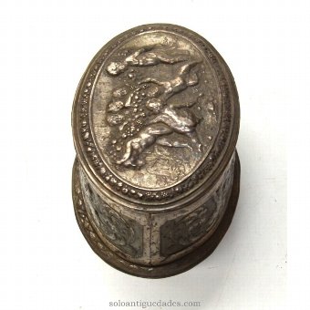 Antique Box embossed metal collection