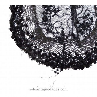 Antique Transparent black apron
