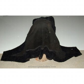 Antique Black cloth Mantilla