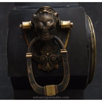 Antique French Clock obsidian box