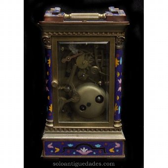 Antique Bronze clock with box