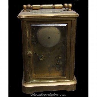Antique French clock with two spheres
