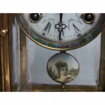 Antique French clock with columns