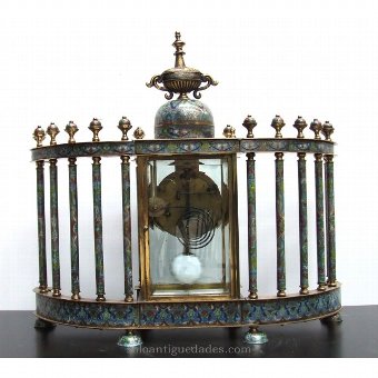 Antique French clock with columns