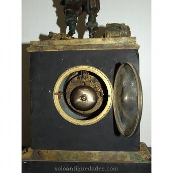 Antique German clock with male figure