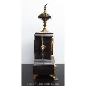 Antique Table Clock with marble box