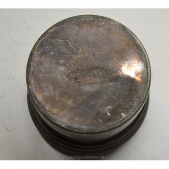 Antique Small silver collection box