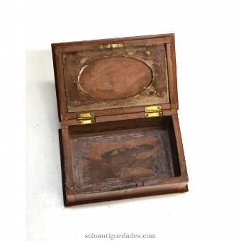 Antique Antique Jewellery Case engraved with the letter H