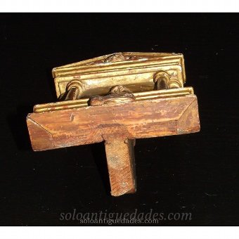 Antique Small altar with relief of Jesus Christ