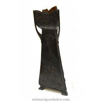 Metal vase modernist