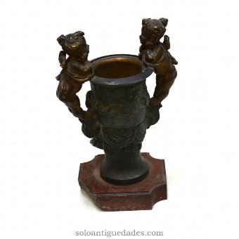 Granite pedestal Vase