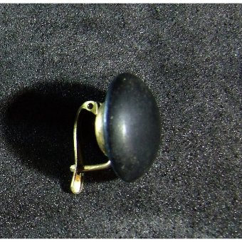 Antique Pendant with black button