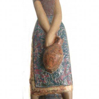 Antique Ceramic Sculpture LLadr
