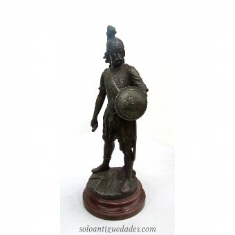 Warrior Sculpture signed by J.Garnier