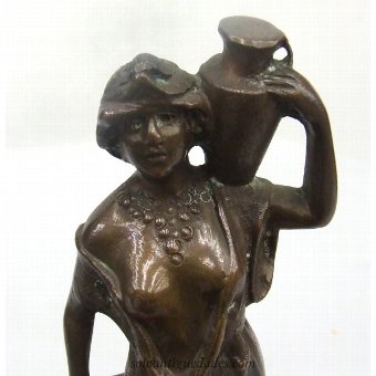 Antique Bronze female sculpture