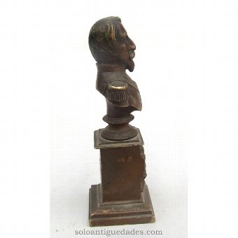 Antique Bronze male bust