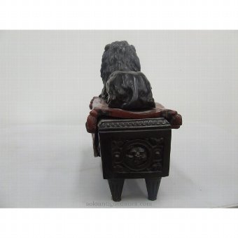 Antique Belgian marble sculpture and Russian