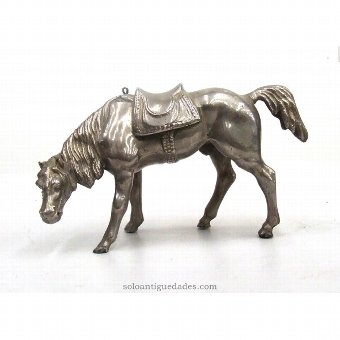 Silver Horse Sculpture