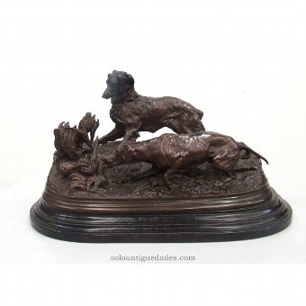 Sculpture signed by PJM