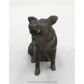 Antique Bronze sculpture boar