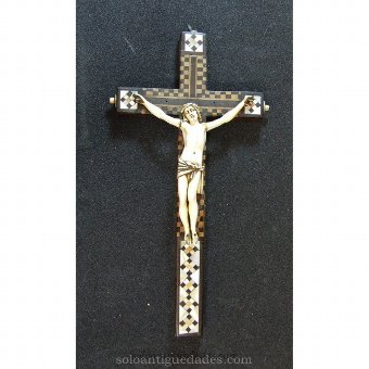 Crucifix with scenes from Calvary