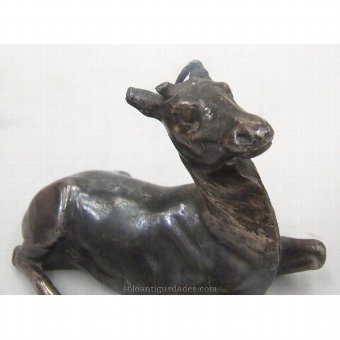 Bronze sculpture gazelle