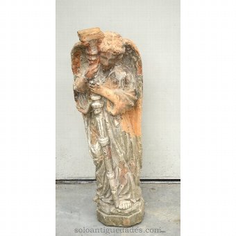 Polychrome terracotta Angel