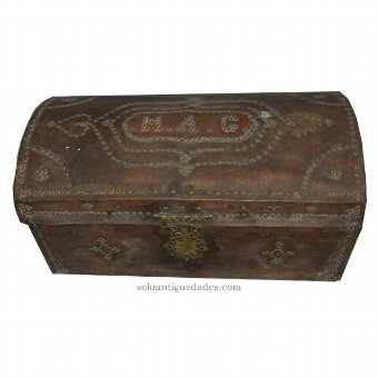 Leather lined Trunk