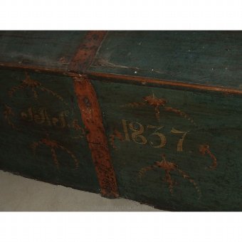 Antique Polychrome wooden chest