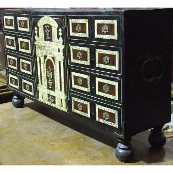 Ebonised wood Bargue