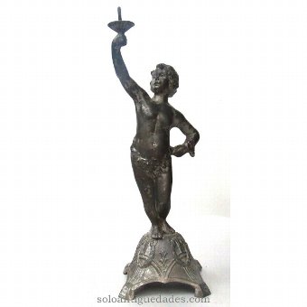 Holder with Greco-Roman sculpture