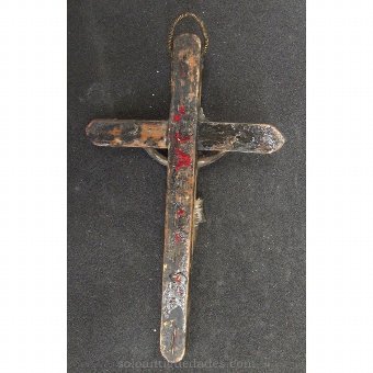Antique Crucified with Christ archaic bronze