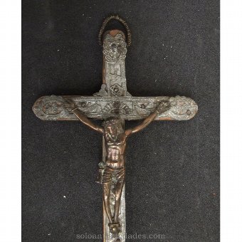 Antique Crucifix Passion motif