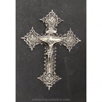 Crucifix with Evangelists representation