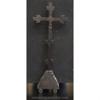 Antique Crucifix with images of Jesus crucified