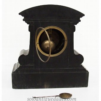 Antique Table clock signed "HONEGGER" in "LYON"