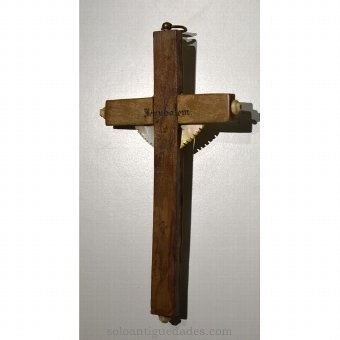 Antique Crucifix with geometric