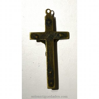 Antique Crucified with Christ figure