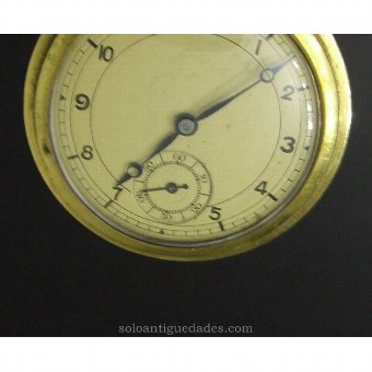 Antique Watch Lepine gold. Geometric decoration