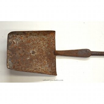 Antique Shovel in a circle kitchen with top