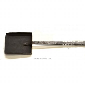 Antique Kitchen shovel with square-shaped straight blade