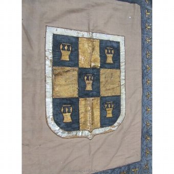 Antique S.XIX cloth banner