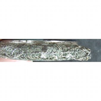Antique Medallion locket type. Virgin with dagger