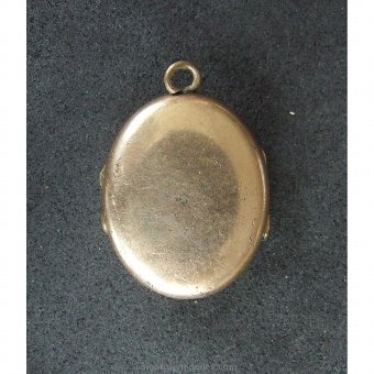 Antique Medallion locket type. Cross lobed ends