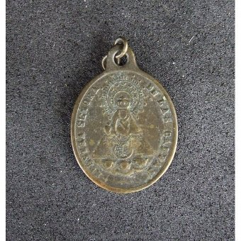 Antique Medallion. Our Lady of the Falls