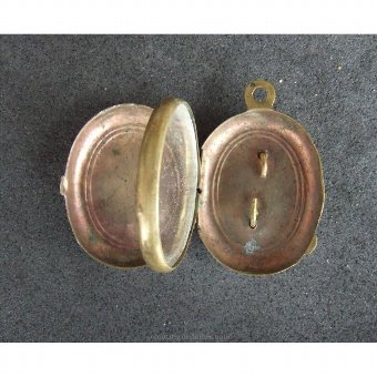 Antique Medallion type portafotos