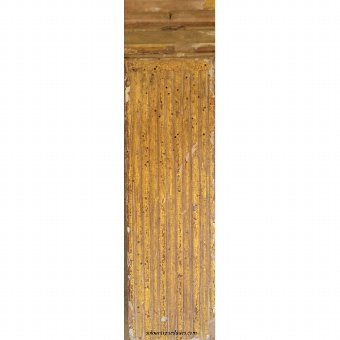 Antique Grooved wooden pilaster