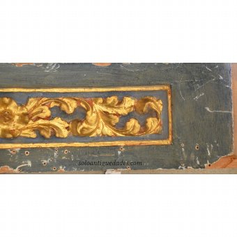 Antique Couple panels decorated with plant