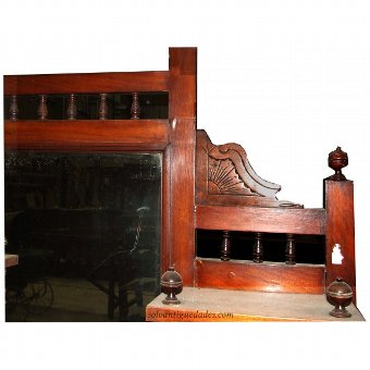 Antique Wooden sideboard two bodies
